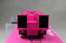 Load image into Gallery viewer, MT 1:64 Pink H300 Custom Tow Flatbed Truck Dinosaur Model Diecast Metal Car
