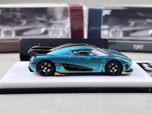 Load image into Gallery viewer, TPC 1:64 Blue Agera RS Racing Sports Model Diecast Metal Car New Collection

