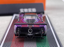 Load image into Gallery viewer, U2 1:64 Purple Zonda Tricolore Racing Sports Model Diecast Resin Car New Collection
