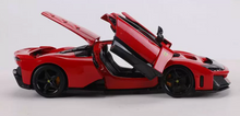 Load image into Gallery viewer, Bburago 1:24 Red F80 Racing Sports Open Model Diecast Metal Car New Collection
