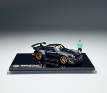 Load image into Gallery viewer, HG 1:64 Matte Black RWB 930 Figure Sports Open Model Diecast Metal Car New Collection
