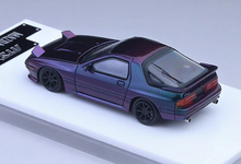 Load image into Gallery viewer, ATS 1:64 Purple RX7 FC3s MK2 Hatchback Sports Model Diecast Metal Car New Collection
