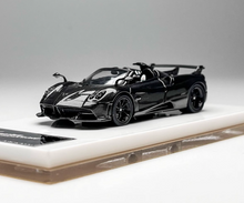 Load image into Gallery viewer, HH 1:64 Black Carbon Huayra Tricolore Convertible Model Diecast Metal Car New Collection
