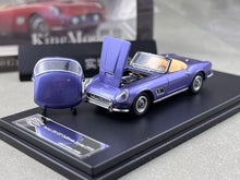 Load image into Gallery viewer, King 1:64 Blue 250GT California Spyder SWB Sport Model Diecast Metal Car New Collection
