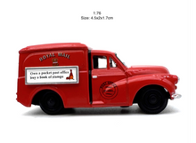 Load image into Gallery viewer, 1:76 Red Morris Minor Royal Mail Delivery Van Truck Model Diecast Metal Car
