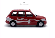 Load image into Gallery viewer, 1:76 Red Coke TX4 UK Taxi Classic Vintage Model Diecast Metal Car New Collection
