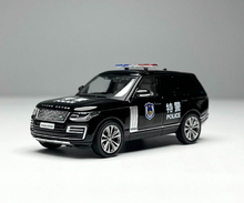 Load image into Gallery viewer, Masdi 1:64 Black Police Range Rover SUV Sports Model Diecast Metal Car New Collection
