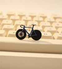 Load image into Gallery viewer, 1:64 Painted Figure Model Miniature Resin Diorama Sand Riding Cycling Bicycle
