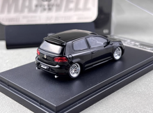 Load image into Gallery viewer, Maxwell 1:64 Black VW Golf GTI MK6 VIP BBS Sports Model Diecast Metal Car New Collection
