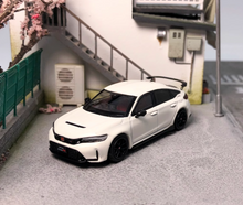 Load image into Gallery viewer, Hobby Japan 1:64 White Civic Type R FL5 Engine Model Diecast Metal Car New
