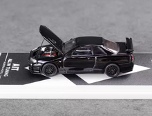 Load image into Gallery viewer, Aurora 1:64 JDM Skyline GTR R34 Z-tune AIT Sports Model Diecast Metal Car New Collection
