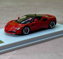 Load image into Gallery viewer, LF 1:64 Red SF90 Stradale Super Racing Sports Model Diecast Metal Car New
