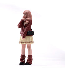 Load image into Gallery viewer, 1:24 Painted Figure Model Miniature Resin Diorama Uniform Preppy Style Girl Lady
