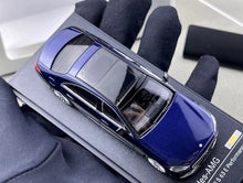 Load image into Gallery viewer, AR 1:64 Navy Blue Benz AMG S63 E Performance Sport Model Diecast Metal Car New Collection
