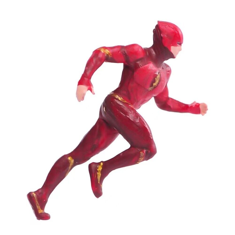 1:64 Painted Figure Model Miniature Resin Diorama Sand Red Man Running Flash Toy New Collection