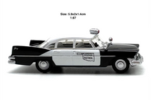 Load image into Gallery viewer, 1:87 Oklahoma Highway Patrol Police Classic Sedan Model Diecast Metal Car New
