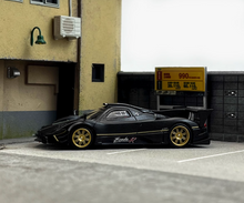Load image into Gallery viewer, CM 1:64 Black Zonda R Racing Sports Model Diecast Metal Car New Collection
