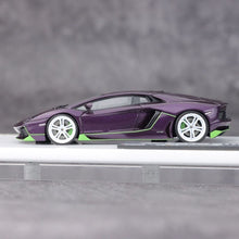 Load image into Gallery viewer, Tardis 1:64 Purple Aventador LP700-4 Sports Model Diecast Resin Car New Collection
