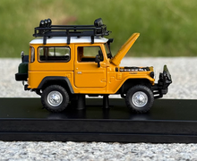 Load image into Gallery viewer, HF 1:64 Yellow Land Cruiser FJ40 SUV Sports Model Toy Diecast Metal Car BN
