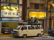 Load image into Gallery viewer, Mortal 1:64 White VW T3 Multi Van Camper Sports Model Diecast Metal Car New Collection
