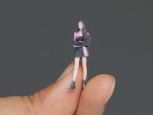 Load image into Gallery viewer, 1:64 Painted Figure Model Miniature Resin Diorama Sand Beauty Lady Trendy Girl

