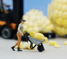 Load image into Gallery viewer, 1:64 Painted Figure Model Miniature Resin Diorama Workder Porter Handler Man Toy Collection
