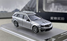 Load image into Gallery viewer, King 1:64 Gray C63 S204 Wagon Touring Sports Model Diecast Metal Car New Collection
