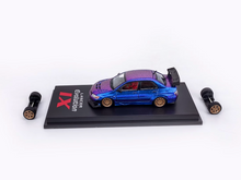 Load image into Gallery viewer, CM 1:64 Purple Evolution EVO Lancer 9 IX Sports Model Diecast Metal Car New
