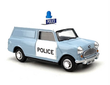 Load image into Gallery viewer, 1:76 Austin Mini Panda Police Model Diecast Metal Car New Collection

