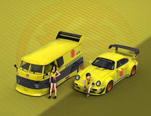 Load image into Gallery viewer, MS 1:64 VW T1 Van Camper RWB 964 Sports Figure Model Diecast Metal Car New Collection
