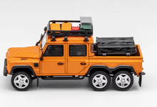 Load image into Gallery viewer, GCD 1:64 Orange ORV Defender 6x6 Camper Tent SUV Model Diecast Metal Car New
