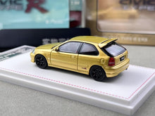 Load image into Gallery viewer, FH 1:64 Gold JDM Civic Type R EK9 Hatchback Sports Model Diecast Metal Car New Collection
