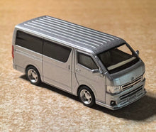 Load image into Gallery viewer, Masdi 1:64 2010 Silver Hiace Mini Van MPV Sports Model Diecast Metal Car New Collection
