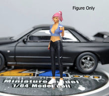 Load image into Gallery viewer, 1:64 Painted Figure Miniature Mini Resin Model Diorama Lady Pink Hair Sexy Girl
