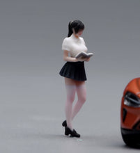 Load image into Gallery viewer, 1:64 Painted Figure Model Miniature Resin Diorama Pretty Girl Beauty Mini Skirt
