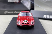Load image into Gallery viewer, CL 1:64 Red 250 GTO #22 Classic Sports Model Diecast Metal Car New Collection
