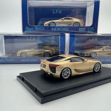Load image into Gallery viewer, SH 1:64 Gold LFA Coupe Sports Model Diecast Resin Car New Collection
