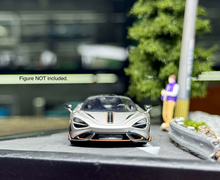 Load image into Gallery viewer, CM 1:64 Silver 765LT Racing Sports Model Diecast Metal Car New Collection
