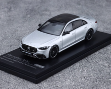 Load image into Gallery viewer, AR 1:64 Silver Benz AMG S63 E Performance Sports Model Diecast Metal Car New Collection
