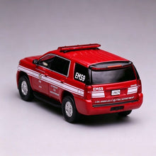 Load image into Gallery viewer, 1:64 596 Red Tahoe LAFD LA Fire SUV Police Sports Model Diecast Metal Car New Collection
