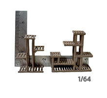 Load image into Gallery viewer, 1:64 Painted Figure Mini Model Miniature Resin Diorama Sand Toy Potted Plant Set
