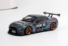 Load image into Gallery viewer, Fuji 1:64 JDM HKS GTR R35 Pandem Rocket Bunny Model Diecast Metal Car New Collection

