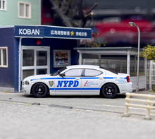 Load image into Gallery viewer, Rollin 1:64 White Highway Police Charger Muscle Model Diecast Metal Car New Collection
