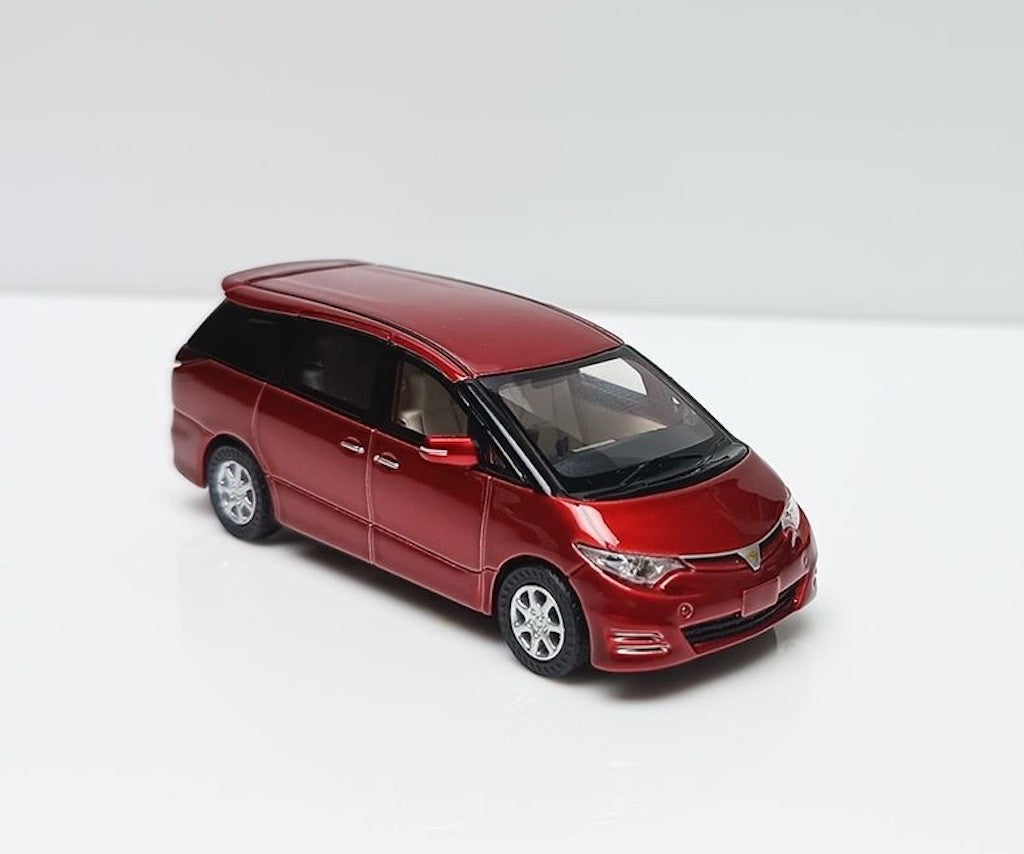 Masdi 1:64 Red 2006 Estima Previa GSR50 Van MPV Model Diecast Metal Car New Collection