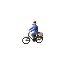 Load image into Gallery viewer, 1:64 Painted Figure Mini Model Miniature Resin Diorama Sand Bicycle Rural Outing

