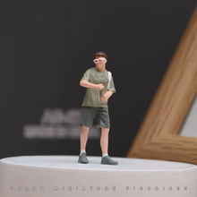 Load image into Gallery viewer, 1:24 Painted Figure Model Miniature Resin Diorama  Sand Trendy Boy Drinks
