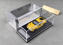 Load image into Gallery viewer, LT 1:64 Yellow 812 Novitec N-Largo Racing Sports Model Diecast Metal Car New Collection
