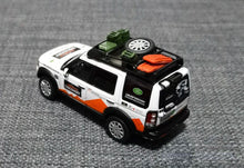 Load image into Gallery viewer, GCD 1:64 White Discovery 4 SUV Off Road Roof Rack Model Diecast Metal Car New
