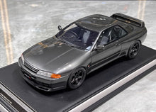 Load image into Gallery viewer, MH 1:18 JDM Gray Skyling GTR R32 Nismo Sports Model Diecast Resin Car New Collection
