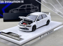 Load image into Gallery viewer, ATS 1:64 JDM White Lancer Evolution EVO IX 9 Sport Model Diecast Metal Car New Collection
